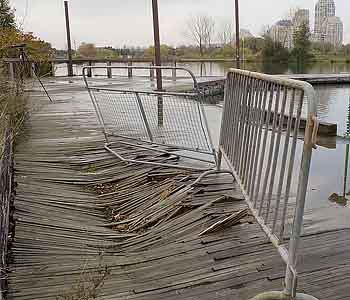 Humber Bay East Boardwalk Damage